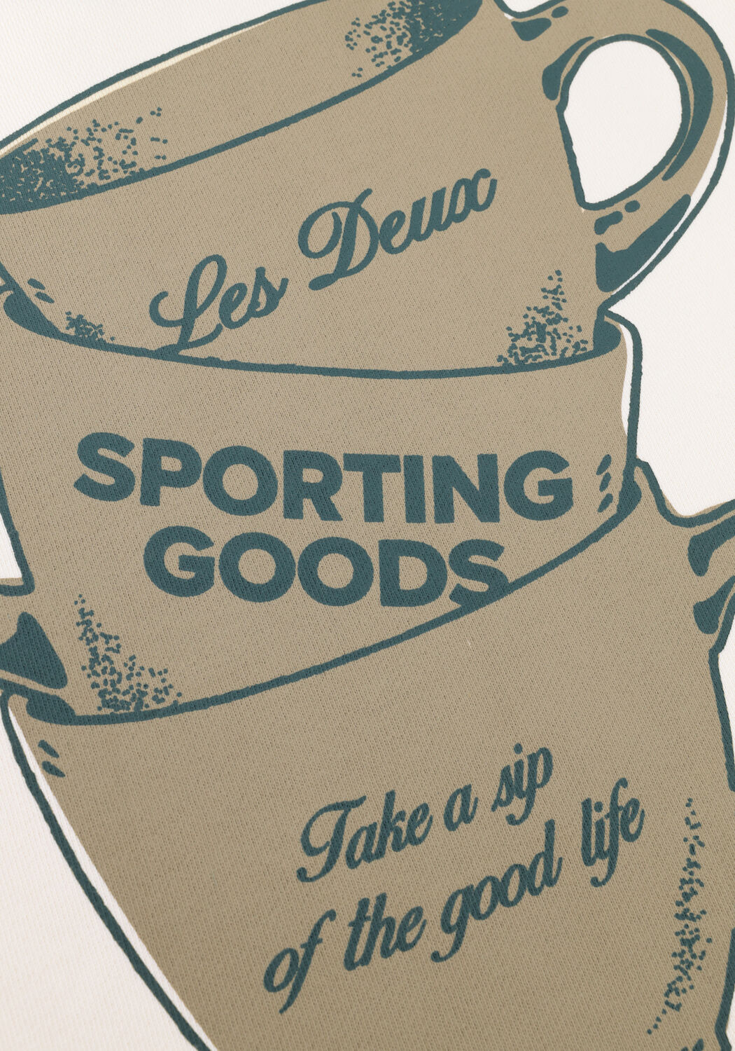 Nicht-gerade weiss LES DEUX Sweatshirt BEN ARTIST SWEATSHIRT - large