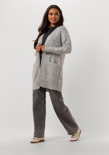 Hellgrau SELECTED FEMME Strickjacke LULU NEW LS KNIT LONG CARDIGAN B - large