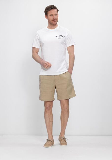 Wei&szlig;e BARBOUR T-shirt PREPPY T-SHIRT - large