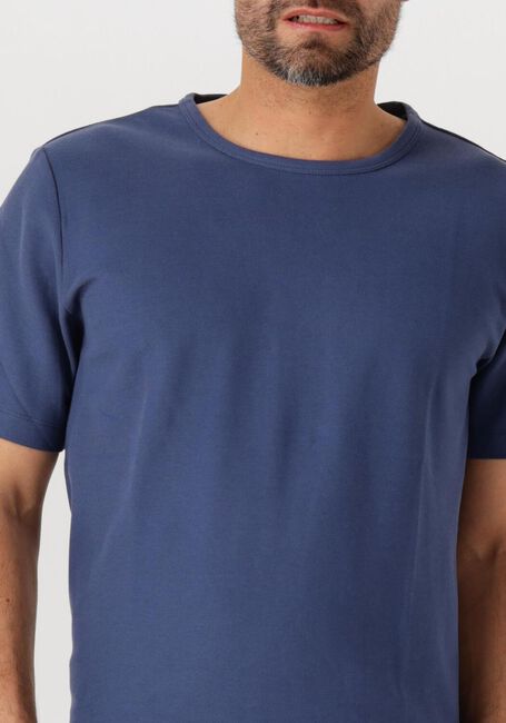 Blaue SELECTED HOMME T-shirt SLHJOSEPH PIQUE SS O-NECK TEE - large