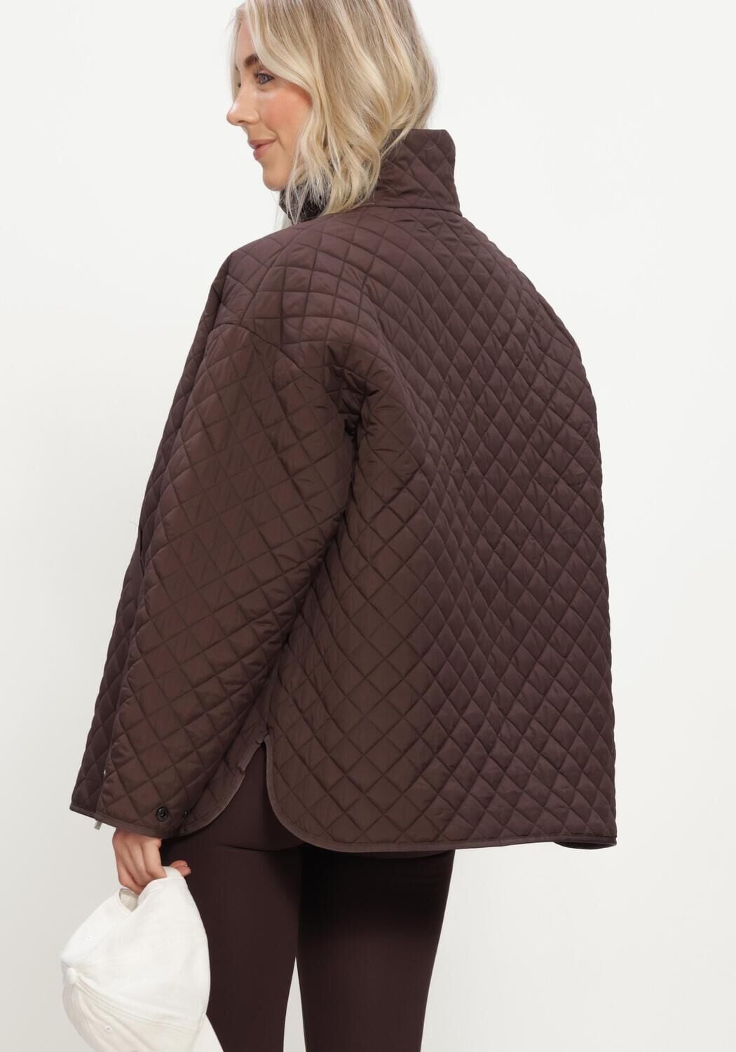 Braune AIM'N Wattierte Jack OVERSIZED QUILTED JACKET - large