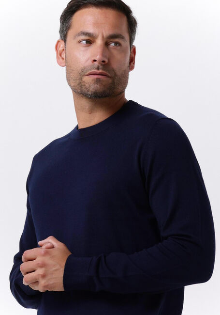 Dunkelblau SELECTED HOMME Pullover SLHTOWN MERINO COOLMAX KNIT CREW - large