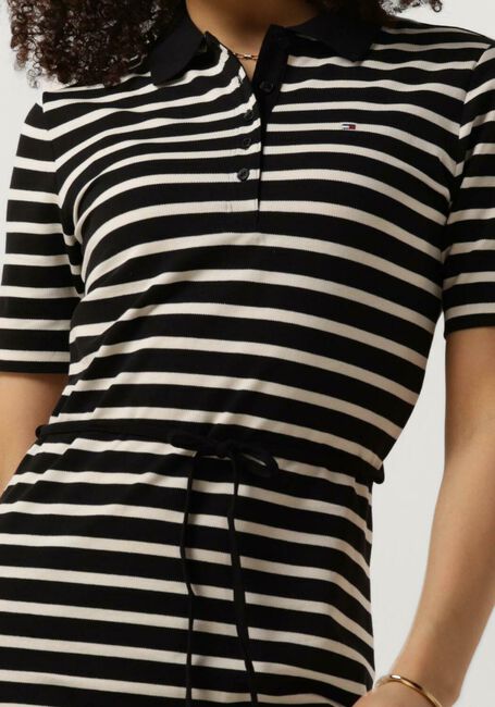 Blaue TOMMY HILFIGER Midikleid REG BRETON MIDI POLO DRESS - large