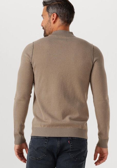 Camelfarbene BUTCHER OF BLUE Pullover CLIFDEN MOCK - large