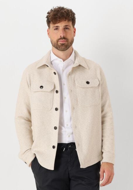 Beige PROFUOMO Overshirt OVERSHIRT TEXTURE - large