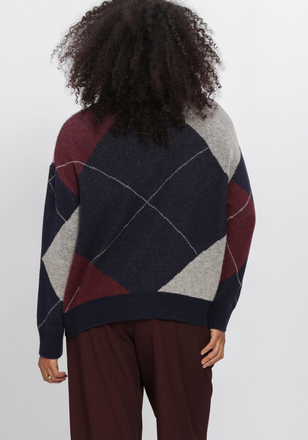 Mehrfarbige/Bunte AIMEE THE LABEL Pullover & Cardigans KENYAW6 KNITTED CARDIGAN - large