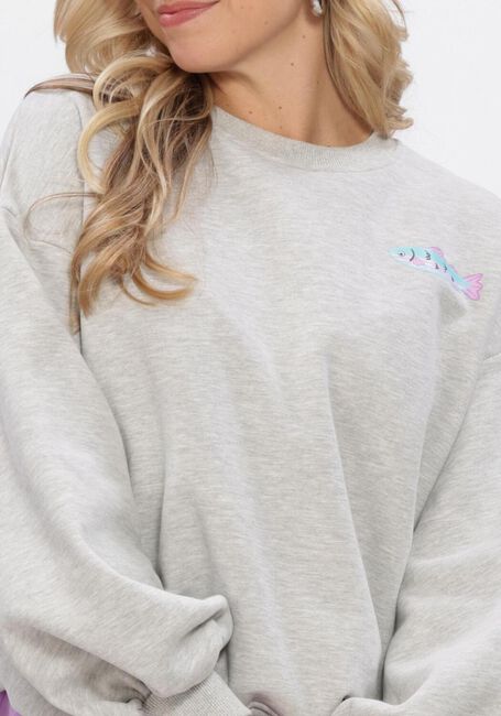 Hellgrau YDENCE Sweatshirt SWEATER TRUE CATCH - large