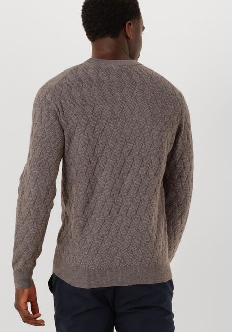 Taupe GENTILUOMO Pullover ROUND LS - large