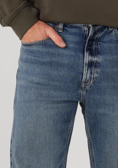 Blaue CALVIN KLEIN Straight leg jeans STNDRD STRGHT TINTED CK STONE JEANS - large