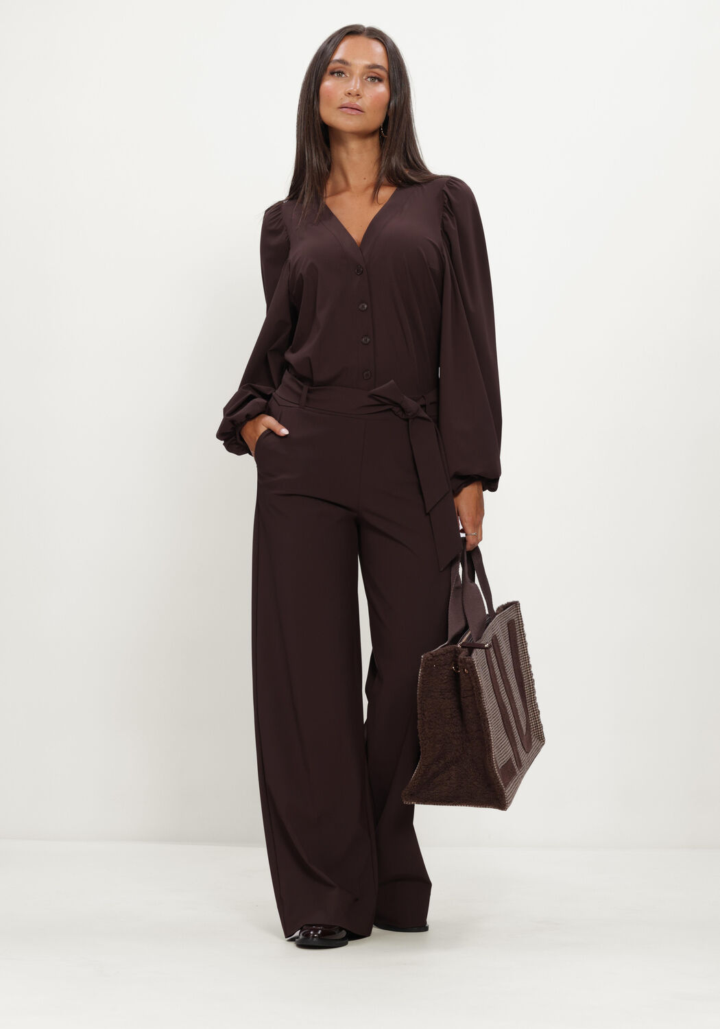 Braune STUDIO ANNELOES Jumpsuit Cherie jumpsuit - large