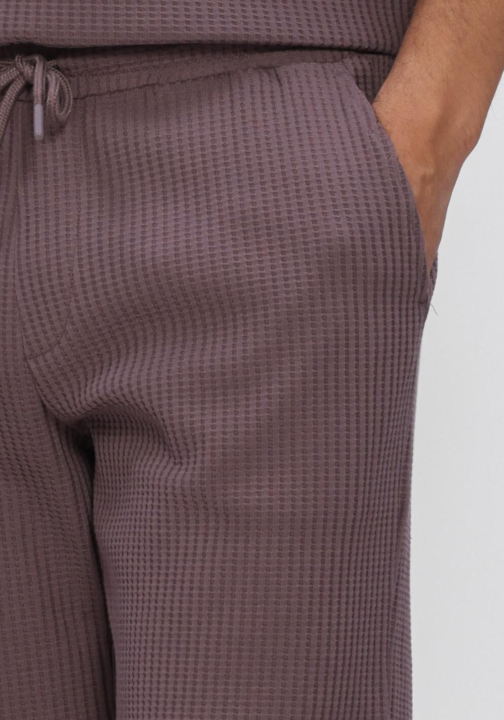 Lilane DSTREZZED Kurze Hose LOGAN WAFFLE SWEATSHORT - large