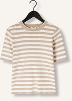 Weiße OBJECT T-shirt OBJESTER S/S NEW KNIT PULLOVER Weiße OBJECT T-shirt OBJESTER S/S NEW KNIT PULLOVER - medium