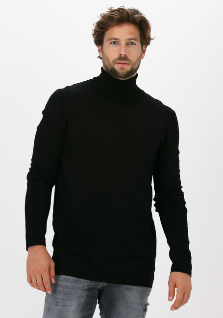 Schwarze PUREWHITE Rollkragenpullover ESSENTIAL KNIT TURTLENECK - large