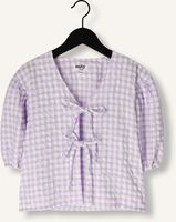 Lila Salty Stitch Blusen GINGHAM BLOUSE Lila Salty Stitch Blusen GINGHAM BLOUSE - medium