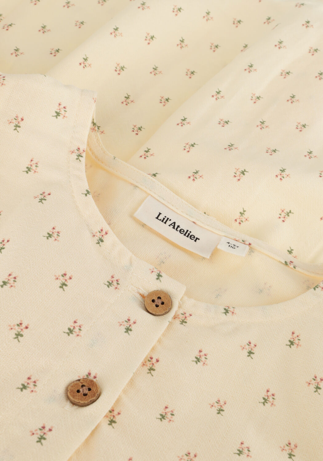 Ecru LIL' ATELIER Minikleid NMFFAMAJA LOOSE DRESS - large