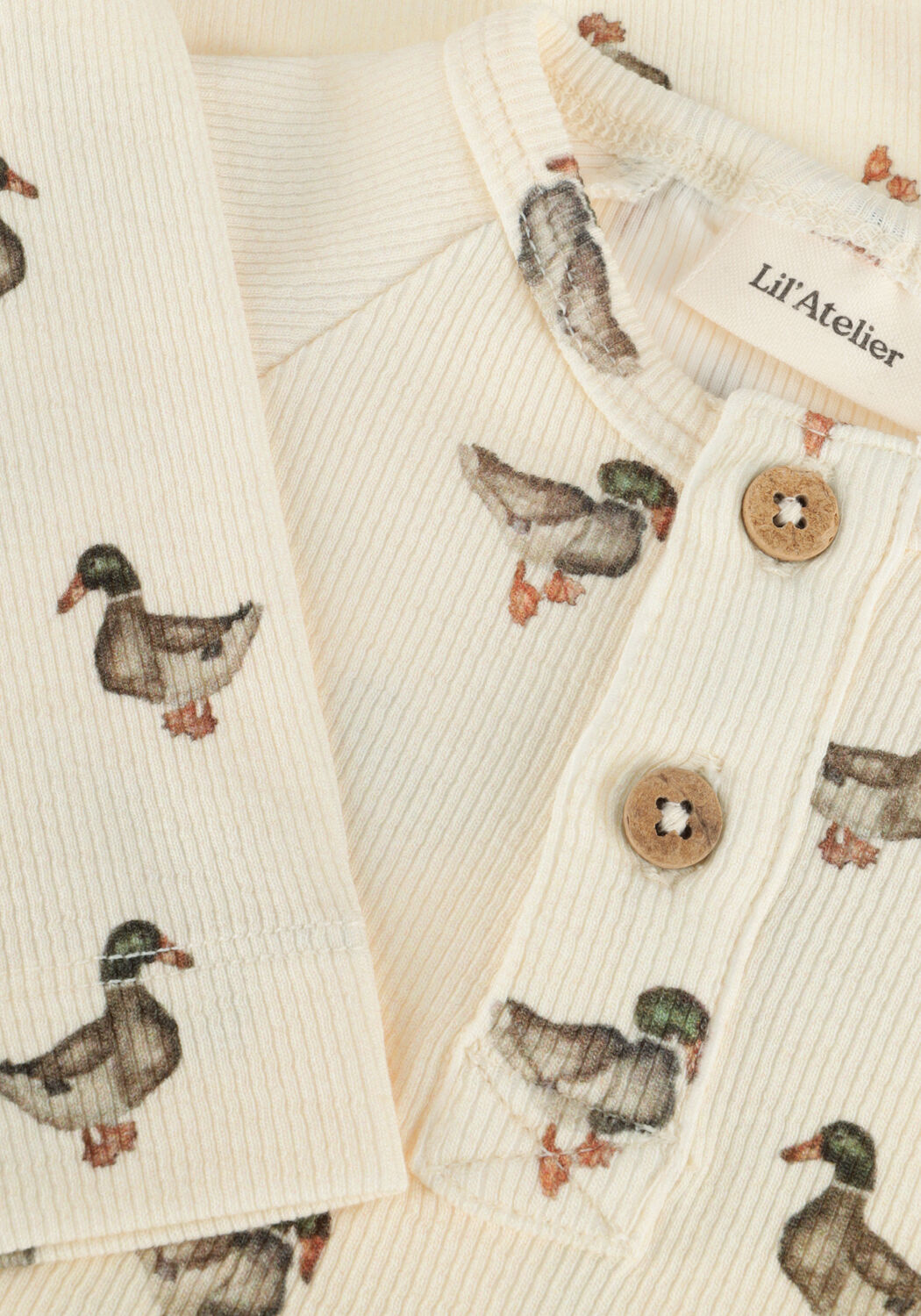 Beige LIL' ATELIER Strampler NBMGAVO ELO LS SLIM BODY LIL - large