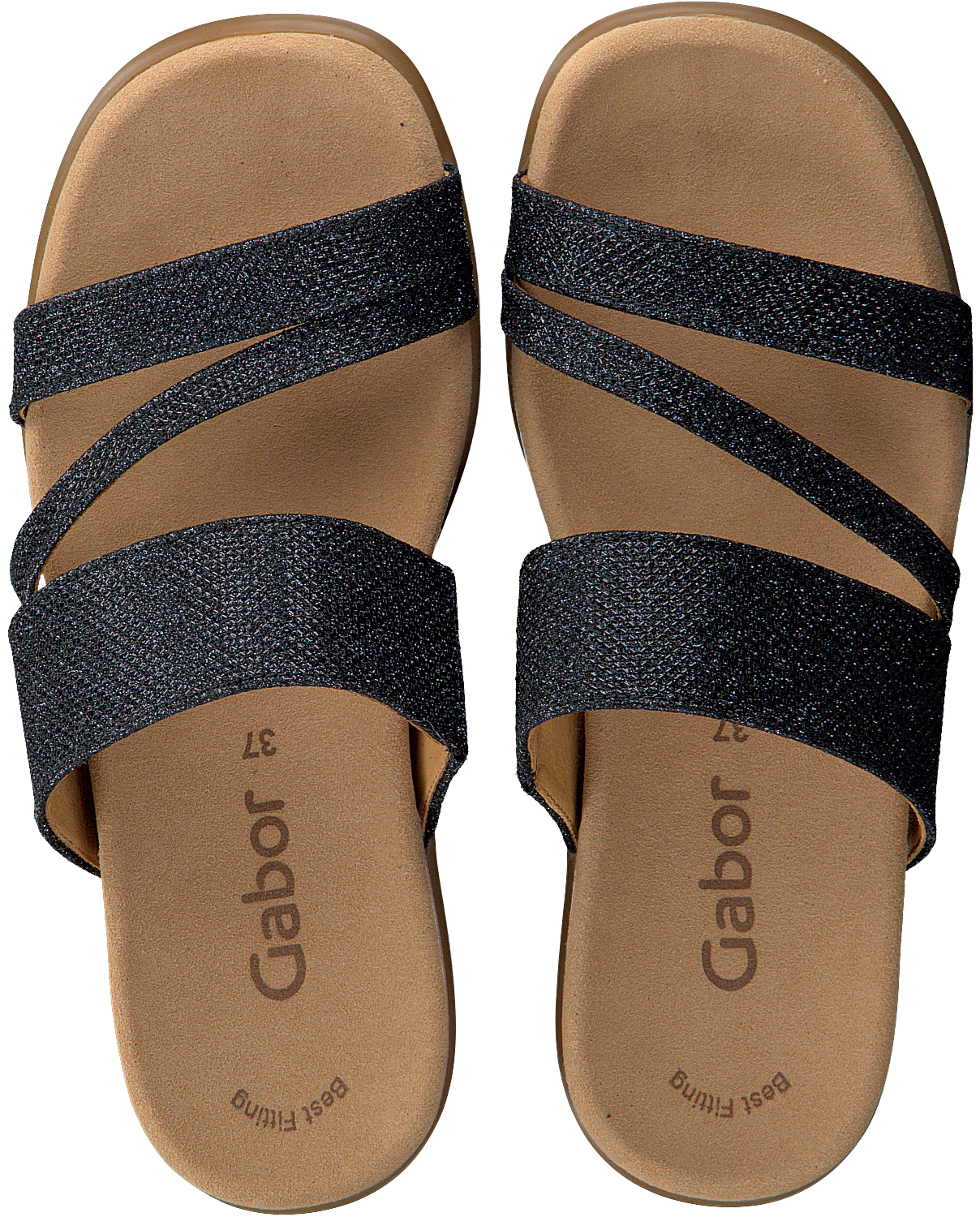 Blaue GABOR Pantoletten 703 | Omoda Blaue GABOR Pantoletten 703 | Omoda