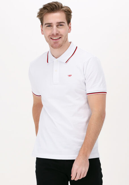Weiße DIESEL Polo-Shirt T-SMITH-D - large