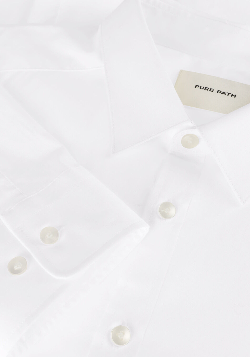 Wei&szlig;e PURE PATH Casual-Oberhemd ESSENTIAL CASUAL SHIRT - large