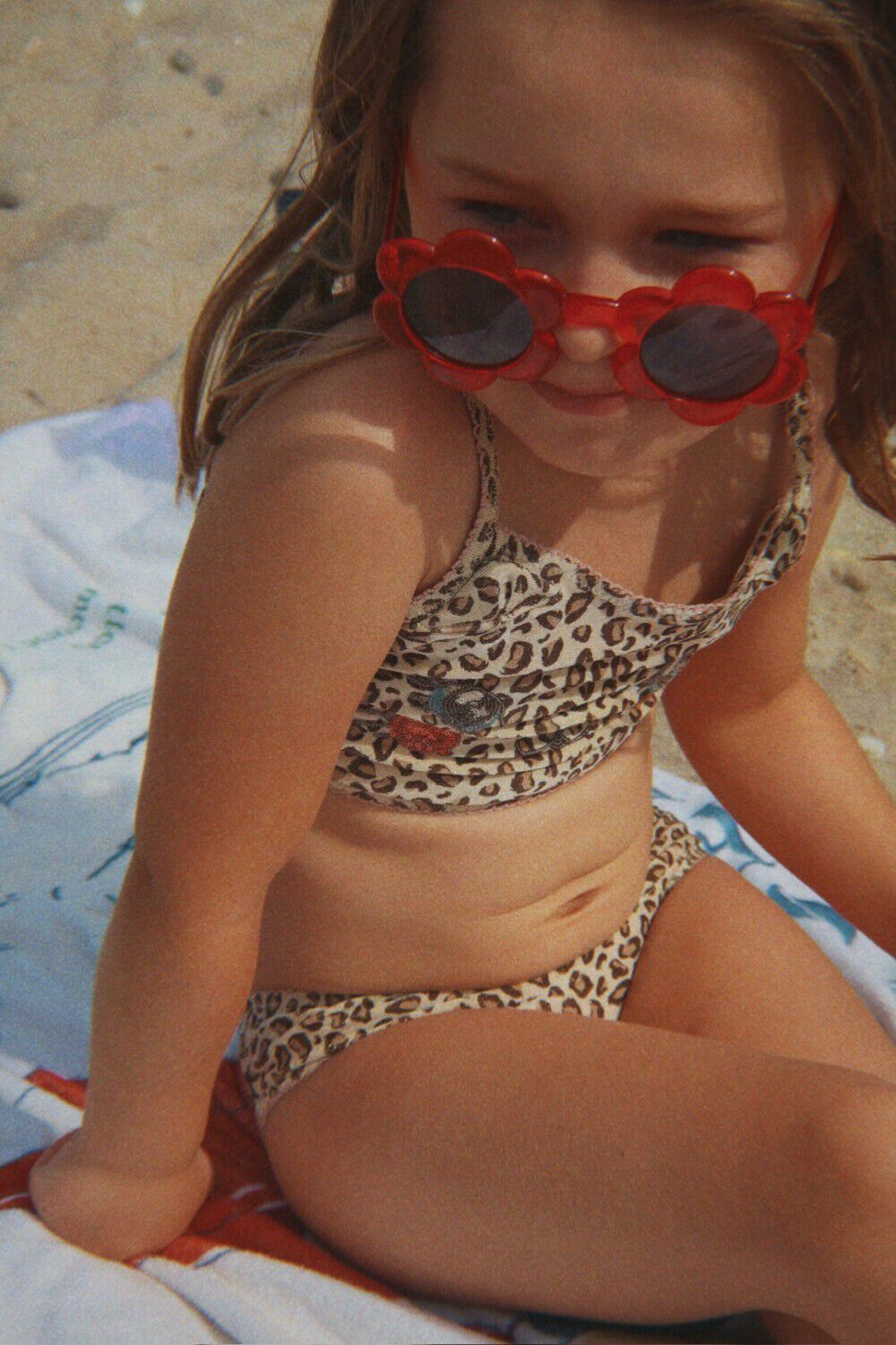 Braune KONGES SLOJD Bikini Hosen KITTY BIKINI - large