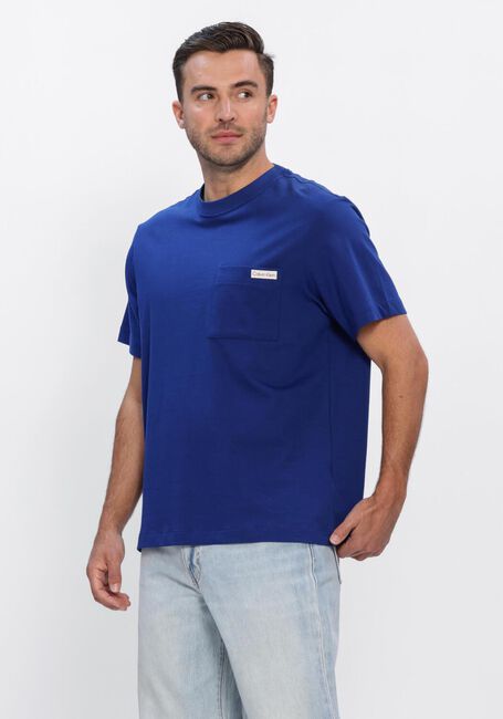 Blaue CALVIN KLEIN T-shirt SS 20S JERSEY EASY COIN POCKET T - large