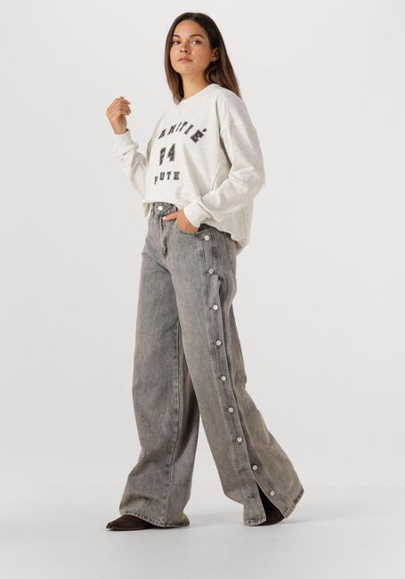 Graue HAUTE L'AMITIÉ Wide jeans SIDE PANEL BUTTON TALL JEANS - large