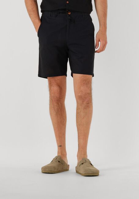 Schwarze ANERKJENDT Kurze Hose AKLT JAMES COT/LINEN ELA SHORTS - large