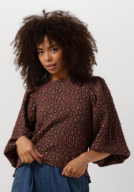 Rote BY-BAR Blusen ZASU JACQUARD BLOUSE - large