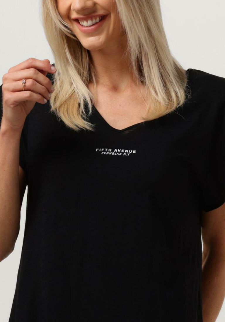 schwarze penn &amp; ink maxikleid s23t942ltd IV6803