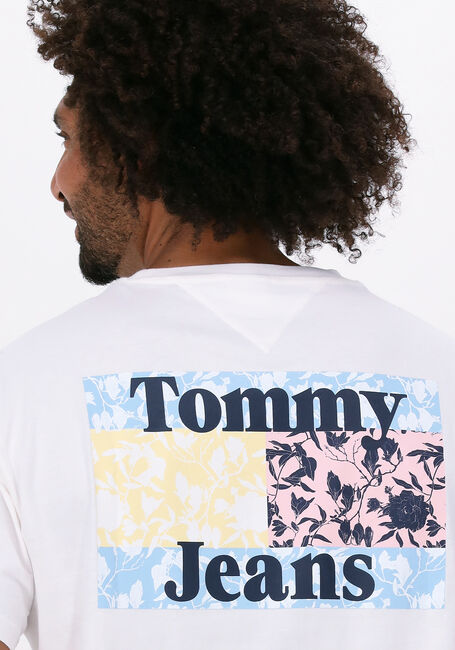 Nicht-gerade weiss TOMMY JEANS T-shirt TJM FLORAL FLAG TEE - large