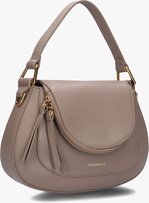 Coccinelle Handtasche Taupe Leder Coccinelle Handbag Nikla Suede