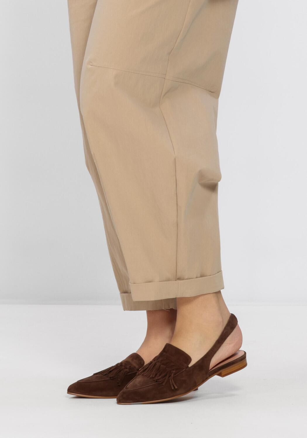 Braune STEFANO LAURAN Slingbacks E2575 - large