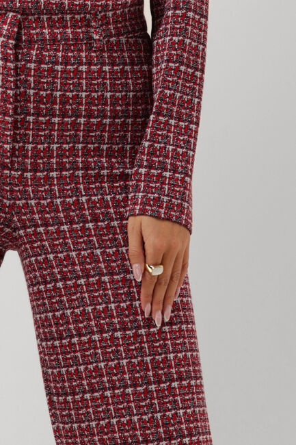 Rote VANILIA Hose TARTAN TWEED TUBE - large