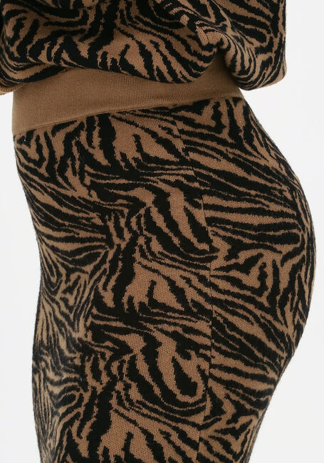 Camelfarbene Y.A.S. Midirock YASHALLI HW MIDI KNIT SKIRT S - large
