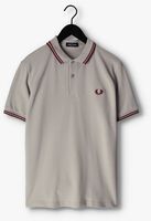 Hellgrau FRED PERRY Polo-Shirt TWIN TIPPED FRED PERRY SHIRT