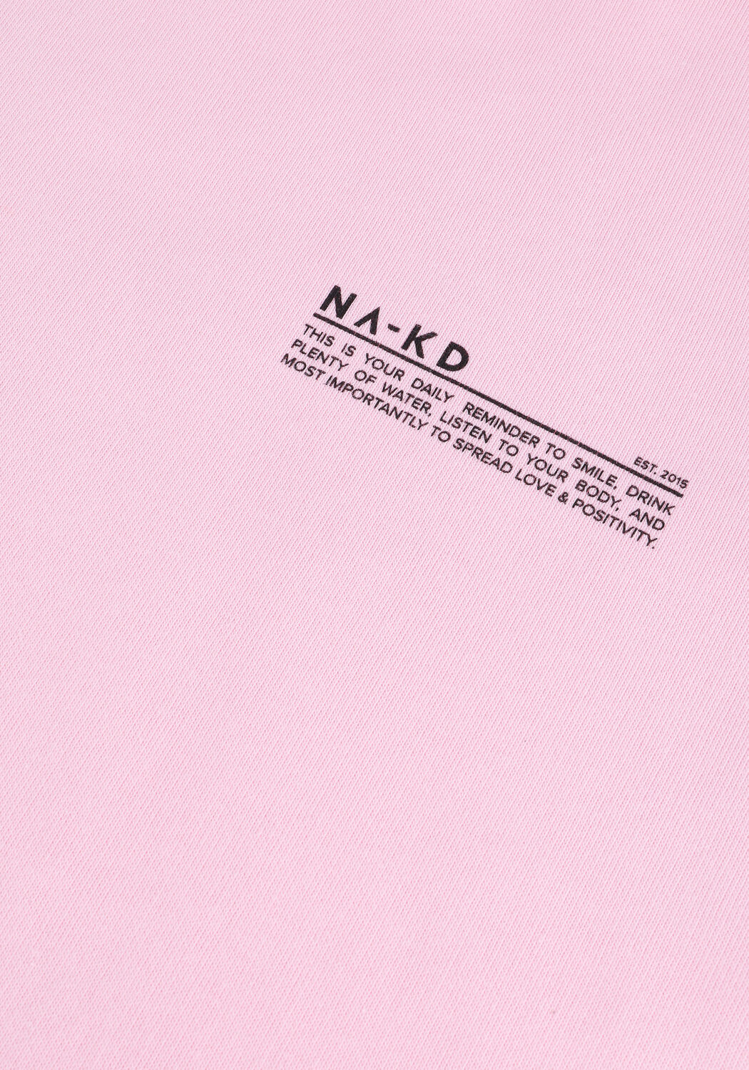 Hell-Pink NA-KD Pullover REMINDER HOODIE - large