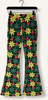 Nicht-gerade weiss COLOURFUL REBEL Schlaghose BIG FLOWER PEACHED EXTRA FLARE PANTS Nicht-gerade weiss COLOURFUL REBEL Schlaghose BIG FLOWER PEACHED EXTRA FLARE PANTS - medium