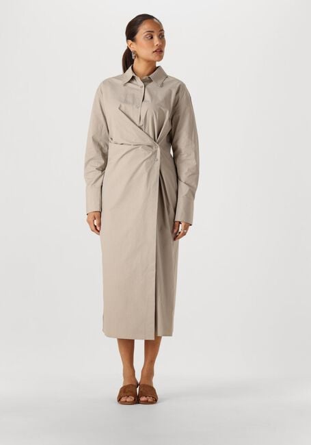 Graue WITHBLACK Kleider WBLMESA LS MIDI DRESS - large