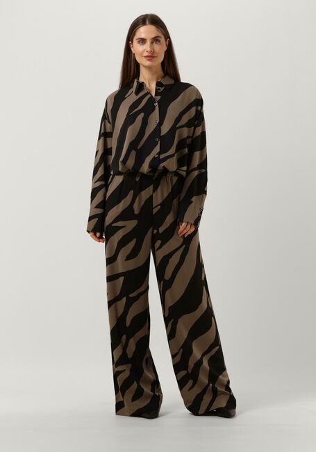 Schwarze GESTUZ Weite Hose BOTHILDEGZ HW PANTS - large
