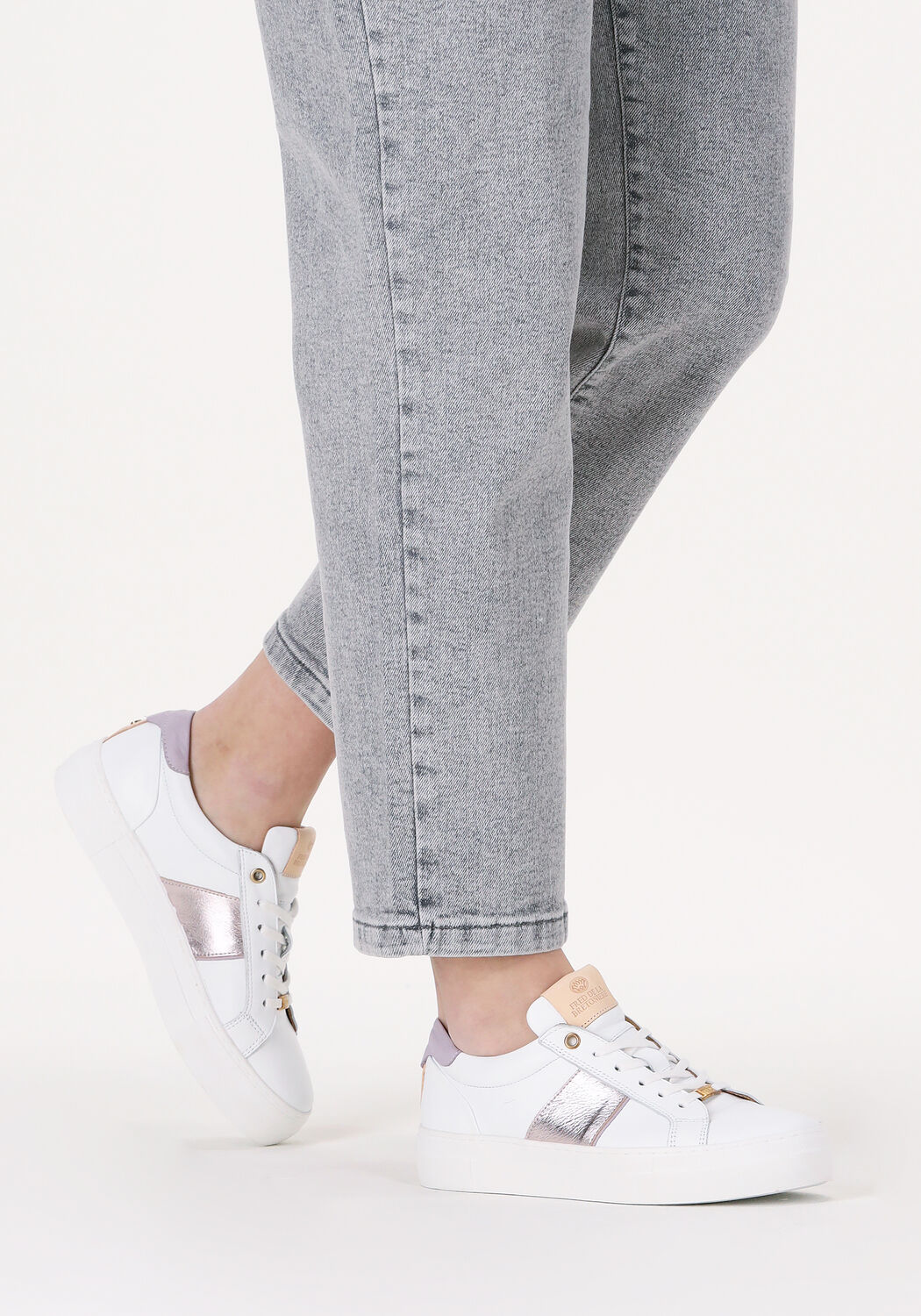 Wei&szlig;e FRED DE LA BRETONIERE Sneaker Low 101010384 - large