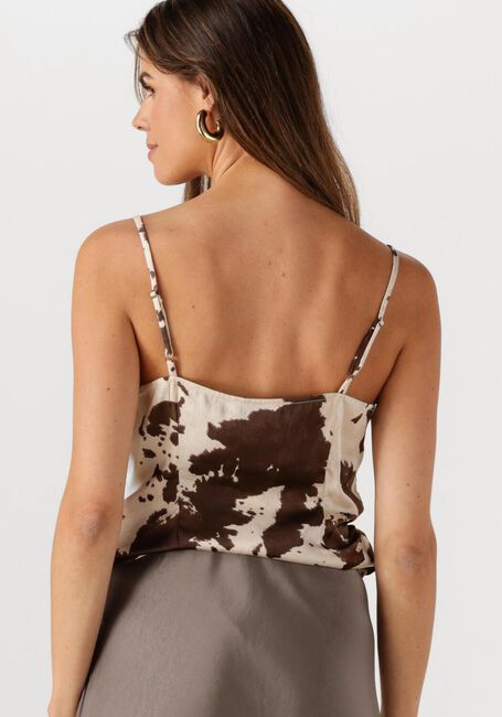 Braune NEO NOIR Top LINDY COW PRINT TOP - large