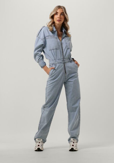 Blaue ALIX THE LABEL Jumpsuit LADIES WOVEN DENIM JUMPSUIT - large