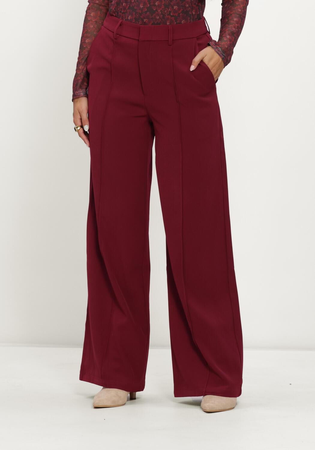 Bordeaux YDENCE Weite Hose PANTS GENEVE - large