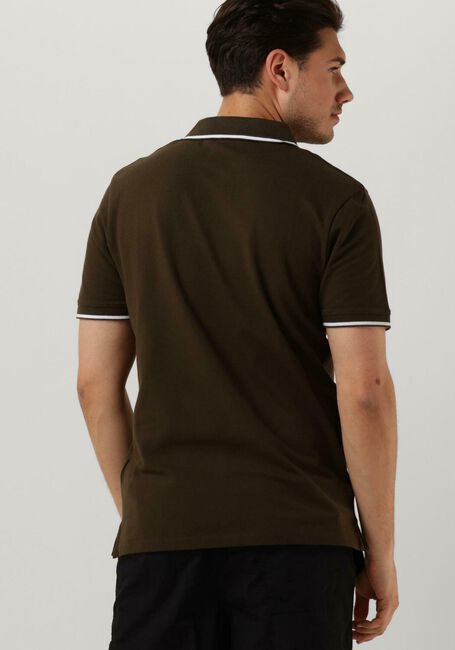 Grüne LYLE & SCOTT Polo-Shirt TIPPED POLO SHIRT - large