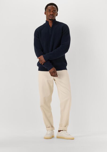 Dunkelblau ANERKJENDT Pullover AKSUNE PATENT HALF ZIP KNIT - large