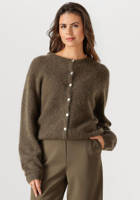 Olive STUDIO ANNELOES Strickjacke BIBI MOHAIR CARDIGAN - large