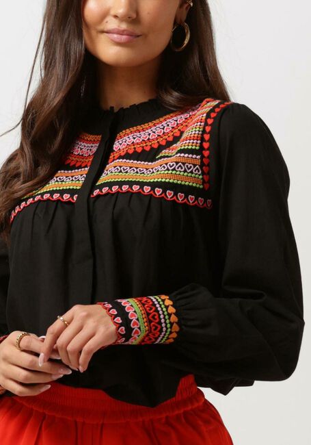 Schwarze HARPER & YVE Blusen YASMIN-LS - large
