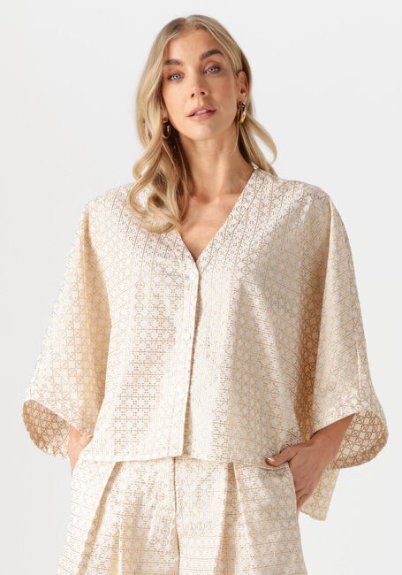 Goldfarbene GREEK ARCHAIC KORI Blusen 350013 - large