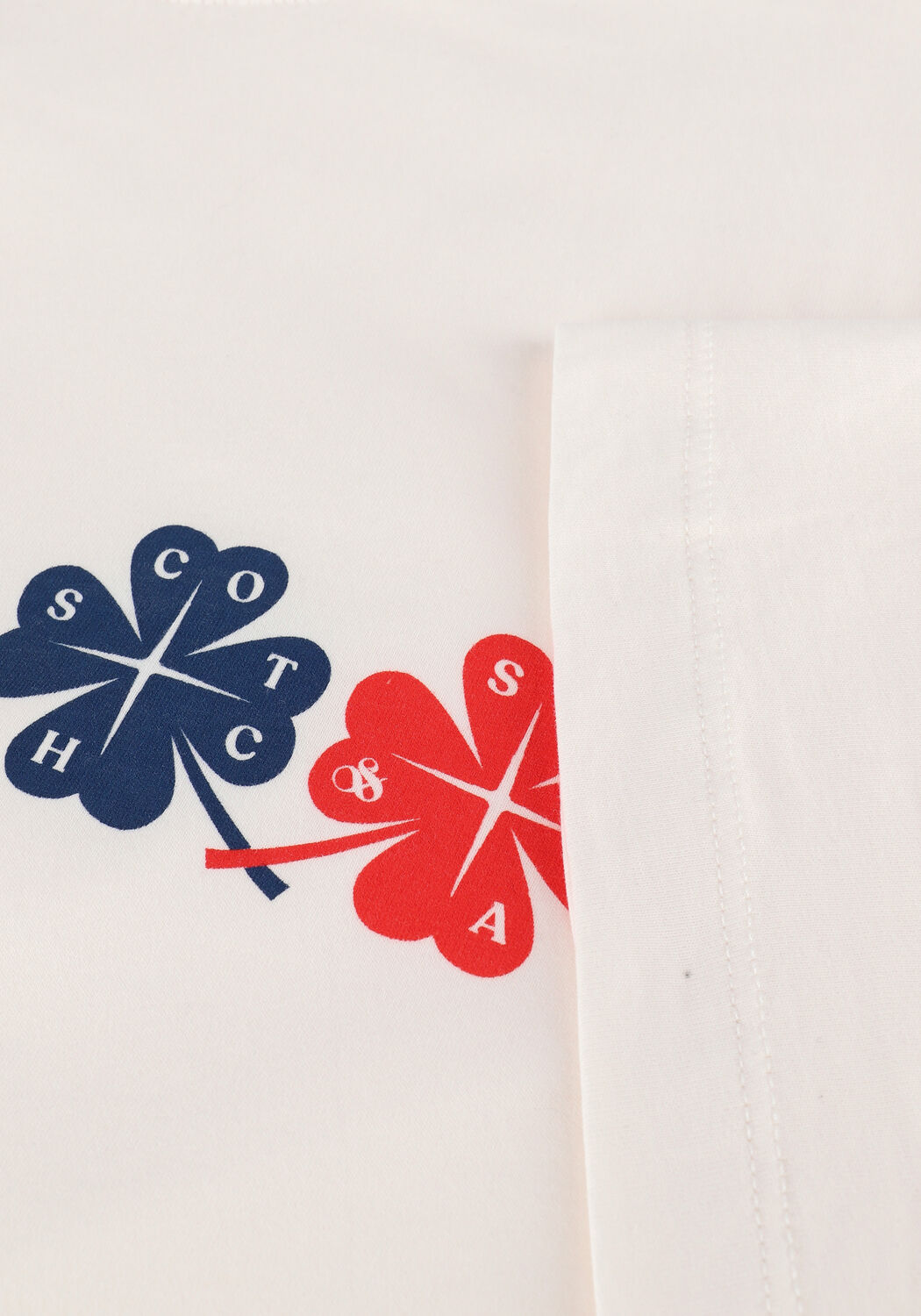 Wei&szlig;e SCOTCH & SODA T-shirt REGULAR-FIT T-SHIRT WITH ARTWO - large