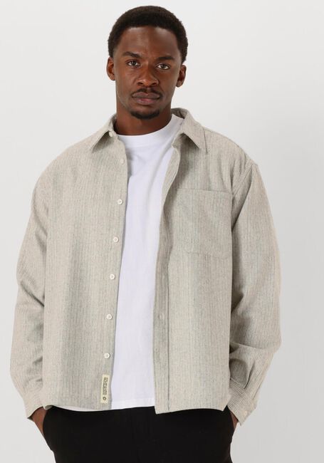 Hellgrau WOODBIRD Hemden BUZO WOOL SHIRT - large